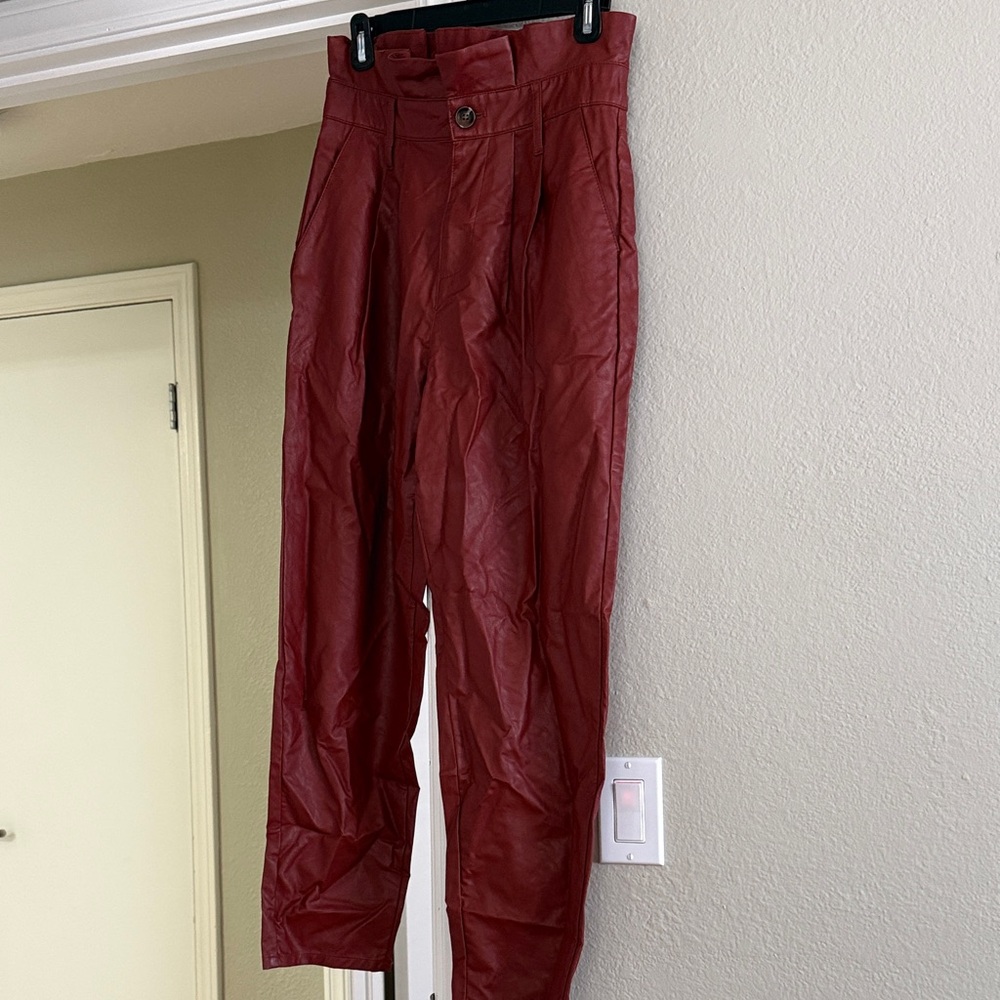 Who What Wear Bold Red Men's Dress Pants